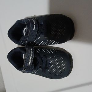 Puma kinder fit sneakers, dark blue, with BMW Logo n the velcro